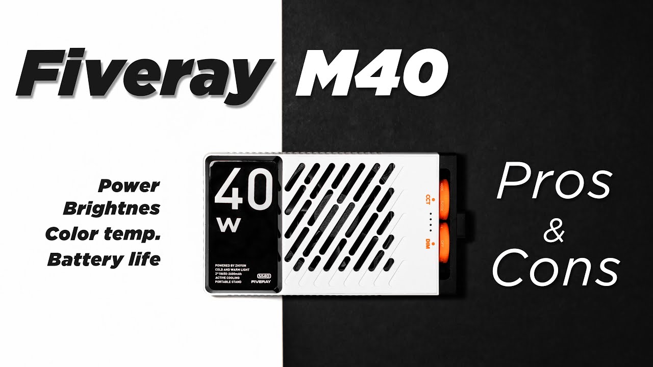 Zhiyun Fiveray M40 first impression - Is the Hype Real?