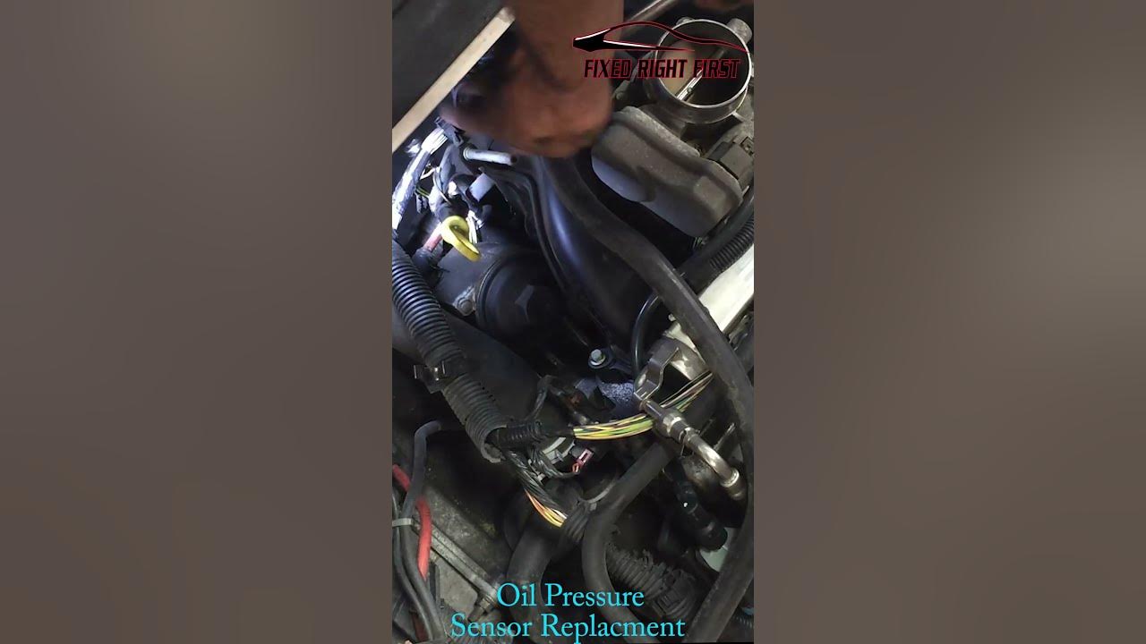 P0520 fix oil leak fix ecotec 2 4 oil pressure sensor replacement 