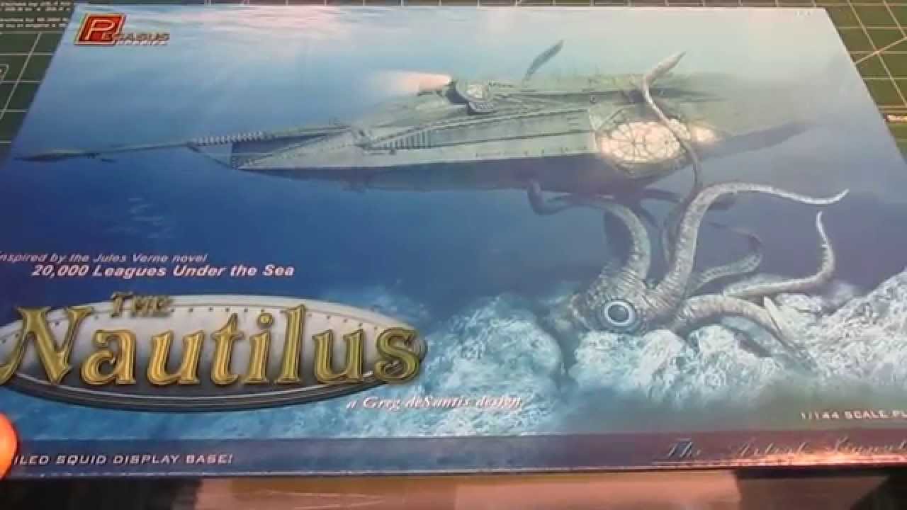 Pegasus Hobbies The Nautilus Model Kit Open Box Review YouTube