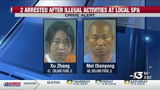 2 arrested for operating illegal massage parlor