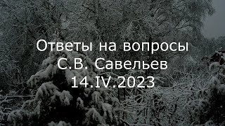 С.В. Савельев - Ответы на вопросы