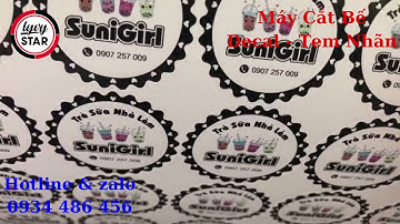 Máy Cắt Bế Decal  - Tem Nhãn chính hãng tại Quy Nhơn - Bình Định