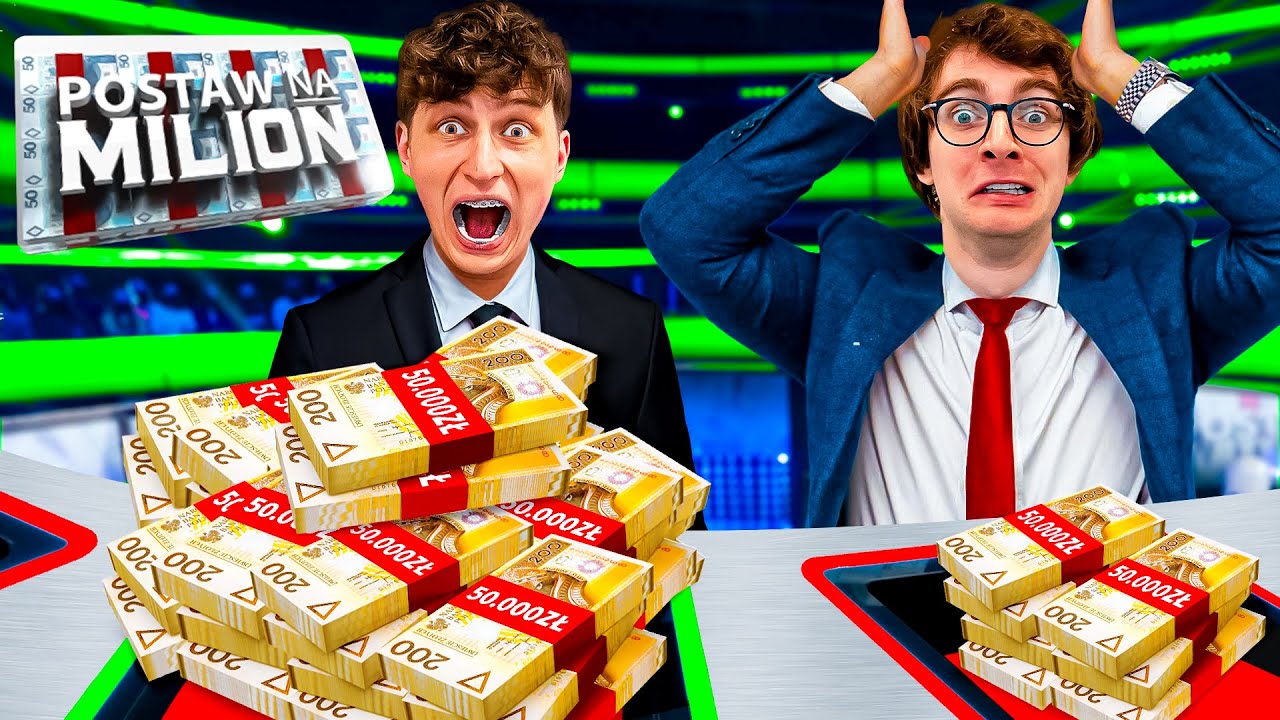 Czy W Postaw Na Milion Sa Prawdziwe Pieniadze POSTAW NA MILION YOUTUBERÓW 💸 - YouTube