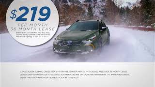 2024 Subaru AWD Crosstrek | Lease Special | November 2024 | Schlossmann Subaru City Lease Subaru Crosstrek 2024