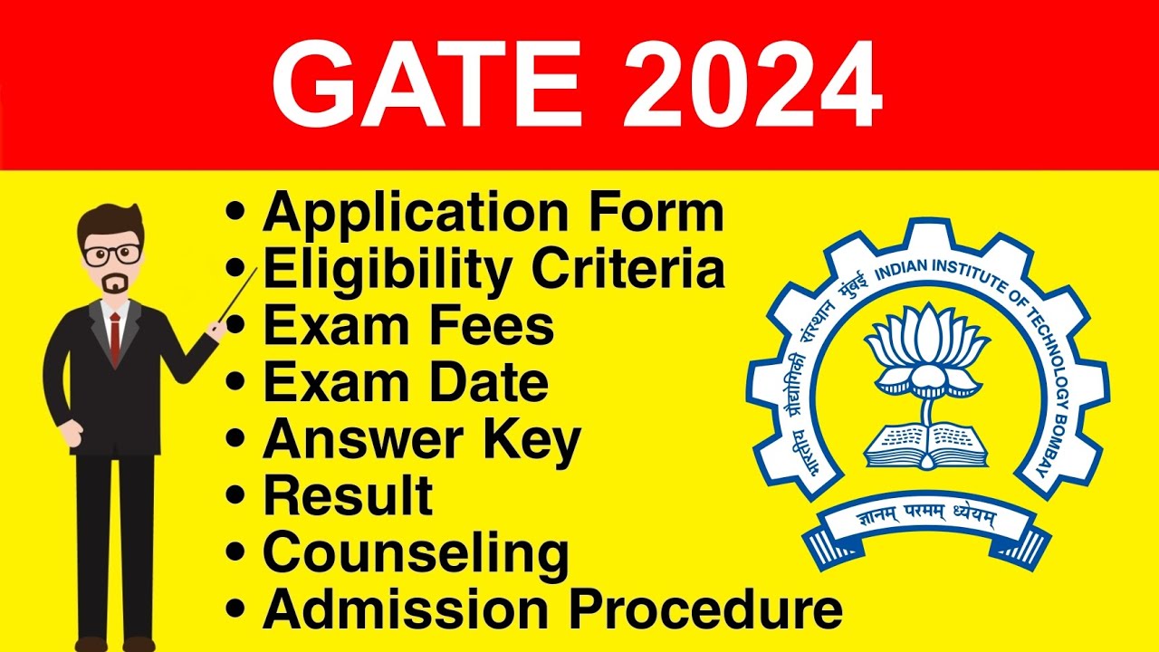 GATE 2024 Eligibility Criteria, Exam Date, Application form, Syllabus