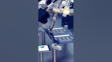 #cobot + #solderingrobot #automation #electronicsmanufacturing  #robotasmr #robot #pcb #electronics