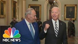 Biden Pushes Senate Democrats To Unite on $3.5 Trillion Spending Proposal