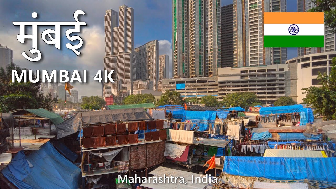 Walking in Mumbai - Mahalaxmi Railway Station to Mumbai Central - India Walking Tour 4K HDR