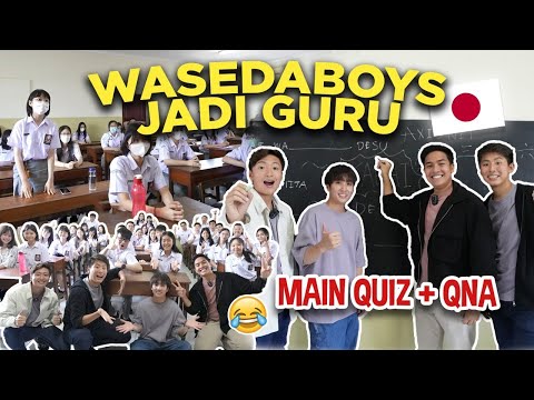 WASEDABOYS JADI GURU JEPANG DI SMA INDONESIA! GIMANA YA!? 😂