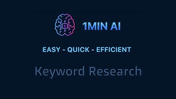 🔮 1min.AI | Keyword Research