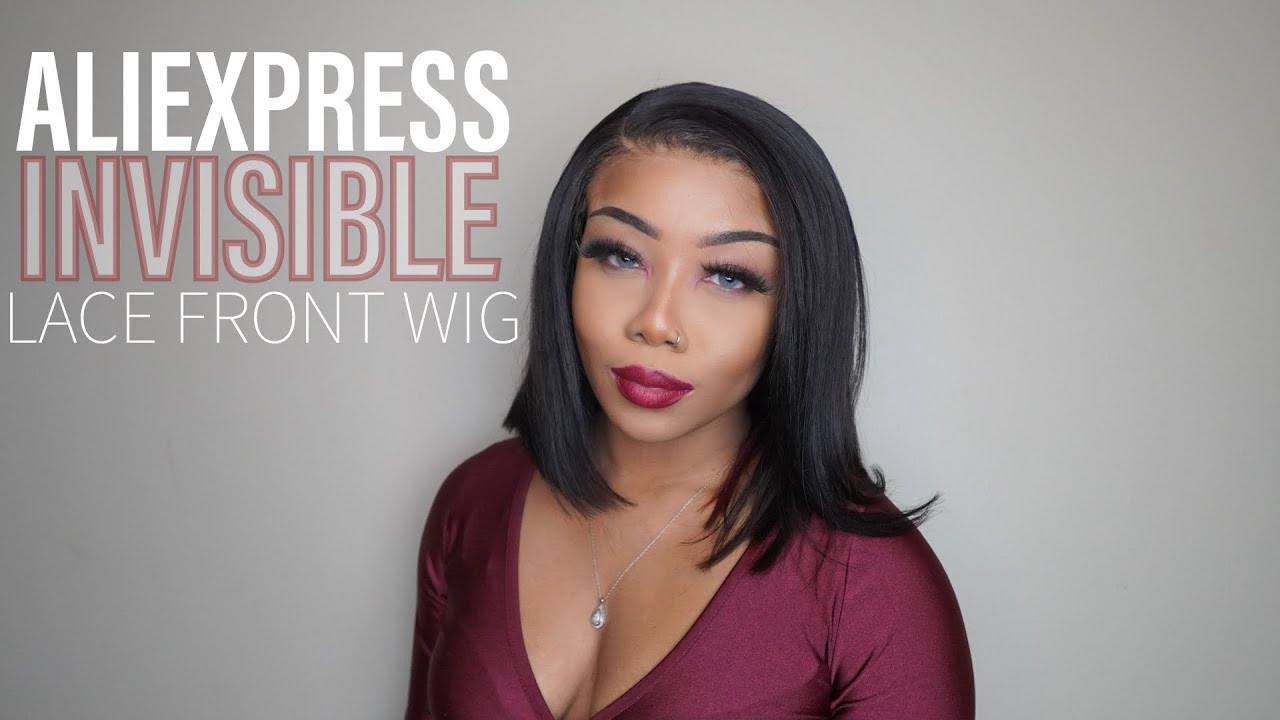 ALIEXPRESS INVISIBLE LACE FRONT BOB WIG | I AM SHOOK | Ft. Friday Night Hair | Olineece