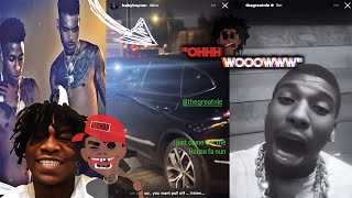 NBA Ben10 \u0026 NLE Choppa Almost Gets Into A Shootout With Eachother!😳Ft.OG 3Three