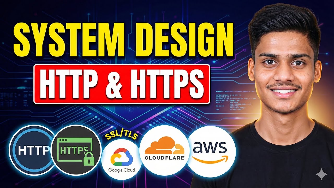 13. HTTP & HTTPS Explained in ONE Video | Most Important System Design Concept for SDE-1 to SDE-3