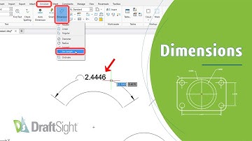 Create Arc Length Dimension from Toolbar