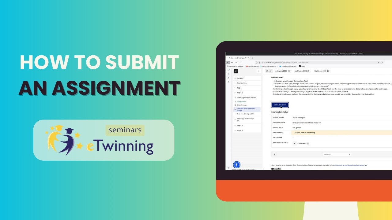 How to Submit an Assignment in Moodle - YouTube
