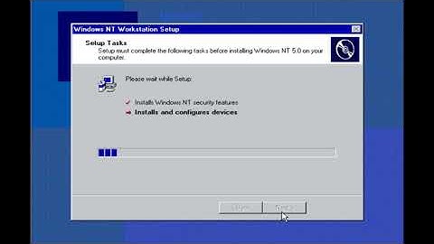 Installing Windows NT 5.0 (Workstation) Build 1877 in VMWare Workstation