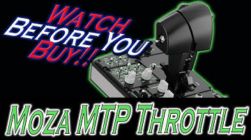 MSFS, DCS, X-Plane  Moza MTP Throttle for Flight Sim – WATCH BEFORE YOU BUY! 🚀