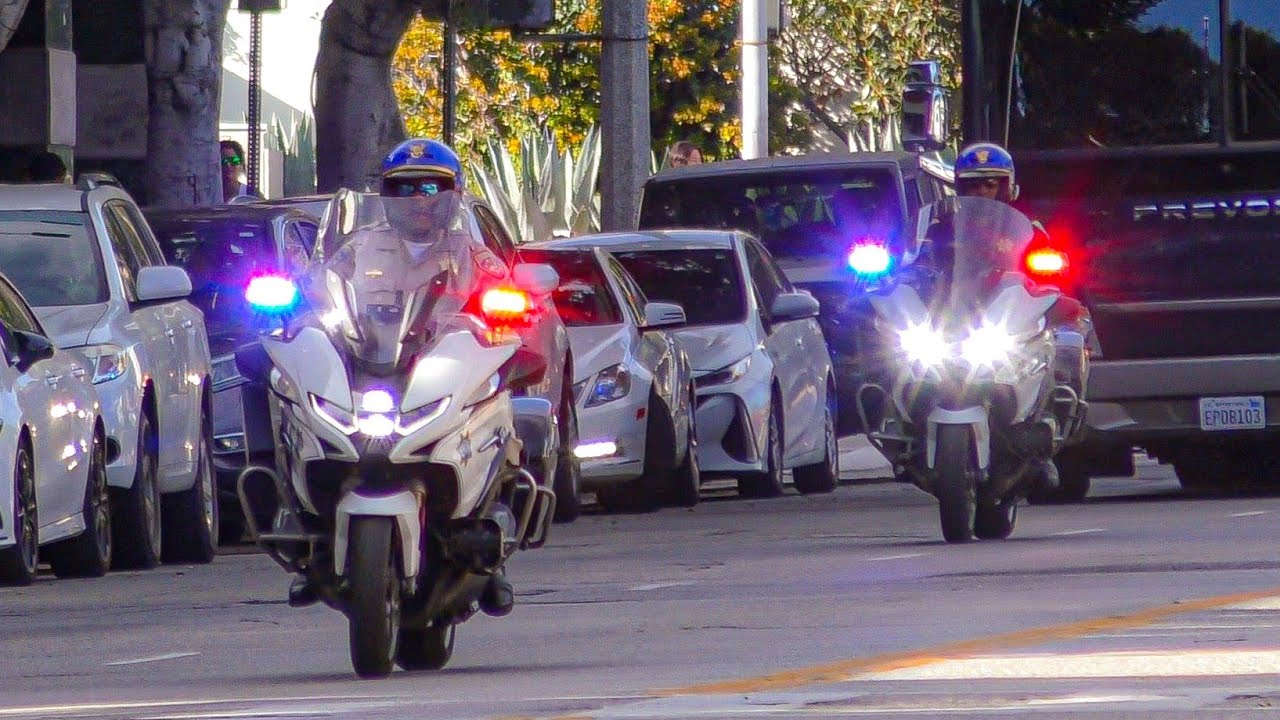 CHP VIP Escort (Westwood) 12.14.2023 - YouTube