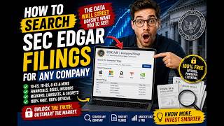 How to search SEC EDGAR filings for any company