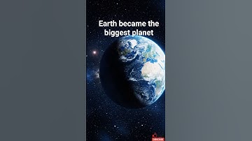What If Earth Became the Biggest Planet in the Universe?#space #shorts