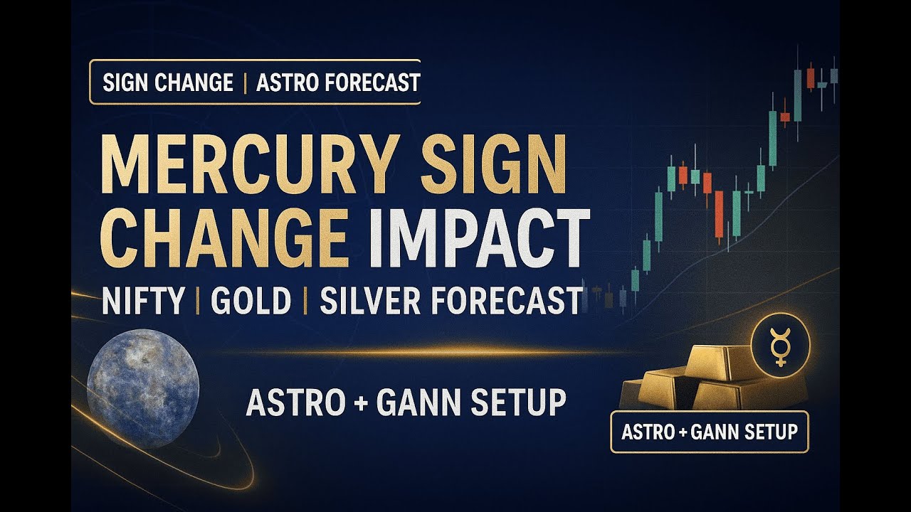 Смена знака Меркурия в 2025 году: что это значит для индекса Nifty, золота и серебра.