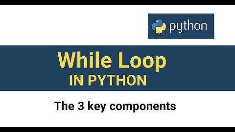 Python While Loop and infinite loop