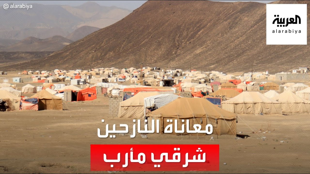 مشاهد مأساوية لمعاناة النازحين حديثاً جنوبي شرق مأرب