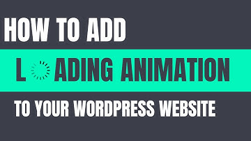 How to add loading animation to your wordpress website | In just 60 seconds | The help Tech
