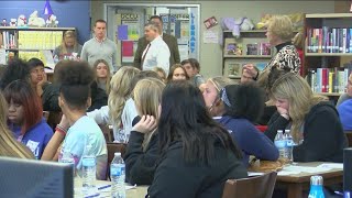 Woodward and Oak Harbor High School students make new connections