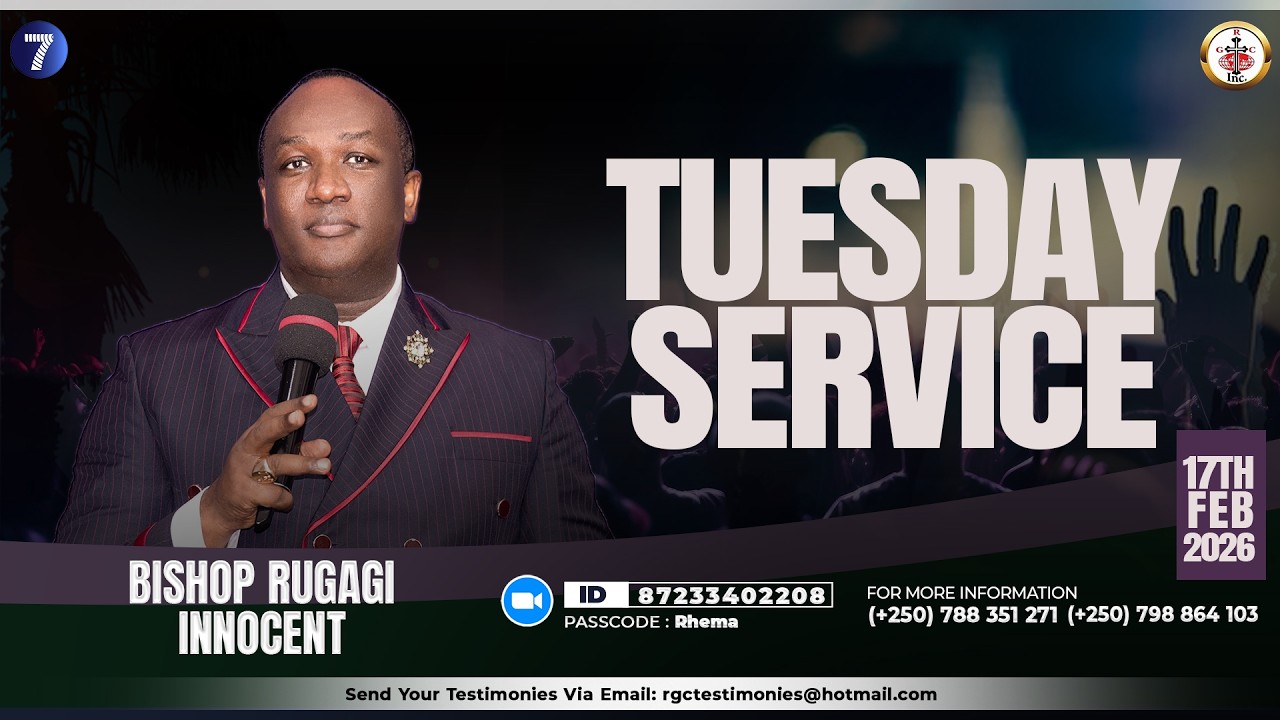 TUESDAY SERVICE 🔥🌍🔥 BISHOP I. RUGAGI