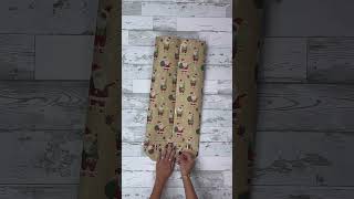 How to gift wrap sleepers #wrappinggifts #giftwrapping #countingdown