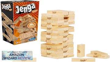 Hasbro Gaming Jenga Classic Game with Genuine Hardwood BlocksStacking Tower Game Review
