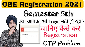 SOL OBE Registration Live Demo With All Important Doubts 2021 | Semester 5th | Jasmeet Classes
