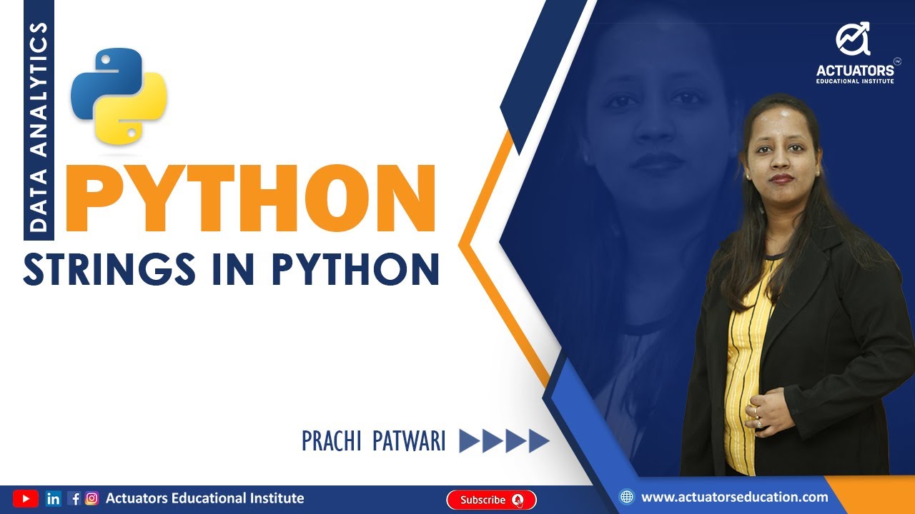 Part 2 | Strings in Python | Python Tutorials - YouTube