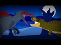 Spinosaurus vs T-Rex Buck | Jurassic Park classic battle 
