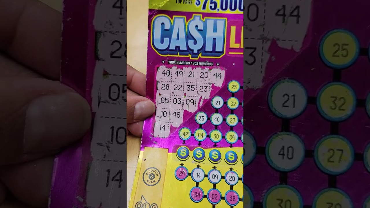 Playing the Cash Lines Scratch Ticket! 