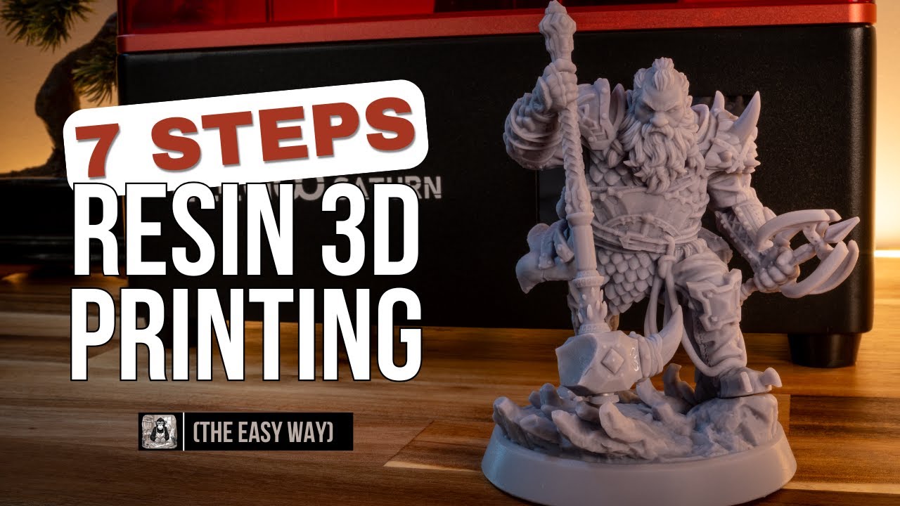 Resin 3D Printing in 7 steps | The Easy Way - YouTube