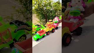 Unboxing sonalika Tractor Trolley &amp; Farm Die-Cast model Testing 🔥 #sonalika​ #tractor​