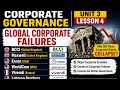 Corporate Governance Unit 3 | Lesson 4: Global Corporate Failures | Bcom/Bcom(Hons)/BBA/LLB