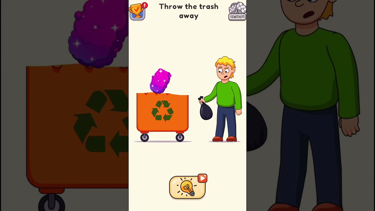 Throw the Trash Away – DOP 5 | Delete One Part! 🗑️🤔 