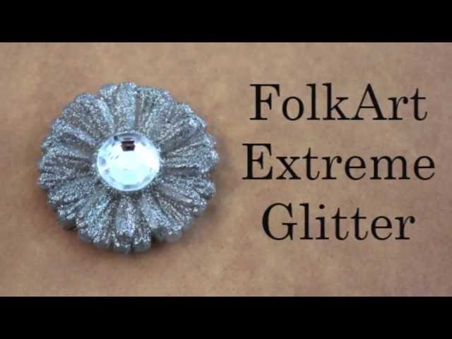 How to use FolkArt Glitterific 