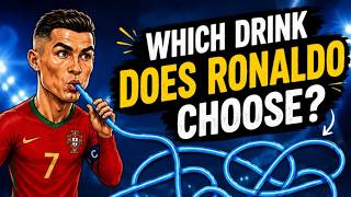 99% People Get It WRONG! 😱 Which Drink Does Ronaldo Choose 🥤⚽ 📝# #shortslive #shortsfeed #Ronald