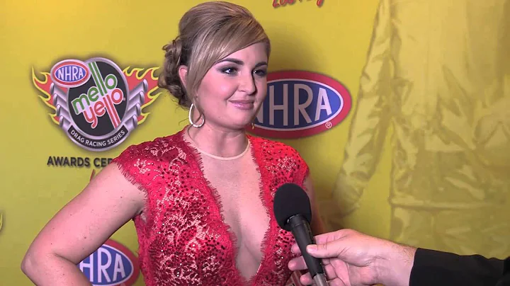 Erica Enders interviewed on the red carpet Mello Y...