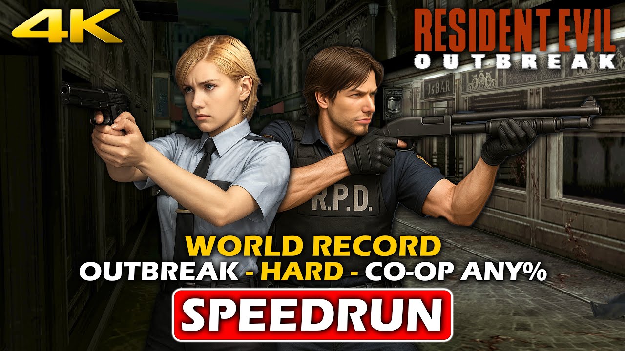 RESIDENT EVIL OUTBREAK CO-OP Speedrun (