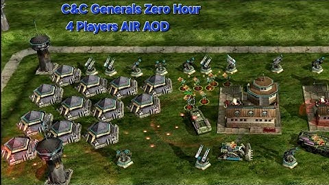 C&C Generals Zero Hour 4 Player Only Air AOD