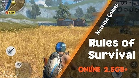 RULES OF SURVIVAL BATTLE ROYALE HD GAMEPLAY | Online 2.5GB+ | Netease Games | Walkthrough Gameplay