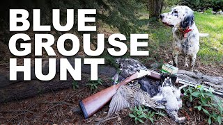 Hunting Blue Grouse with 16 Gauge Over Under Franchi
