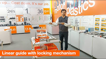 drylin® ready to use linear guides with locking mechanism from igus®