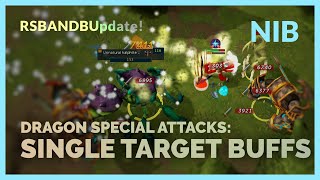 Dragon Single Target Special Attacks: Dragon Long, Dagger, Claws, and Mace