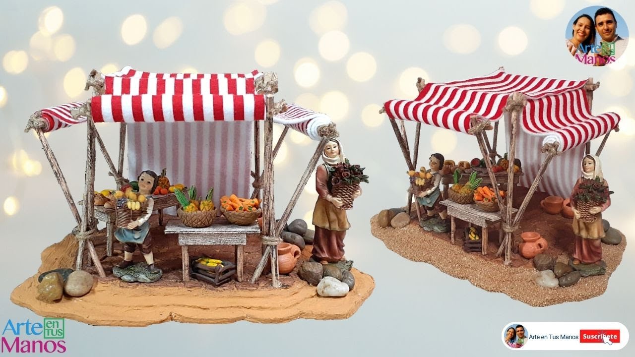 🔴Cómo Hacer Una TIENDA HEBREA Para Belenes, Pesebres, TUTORIAL Arte en Tus Manos